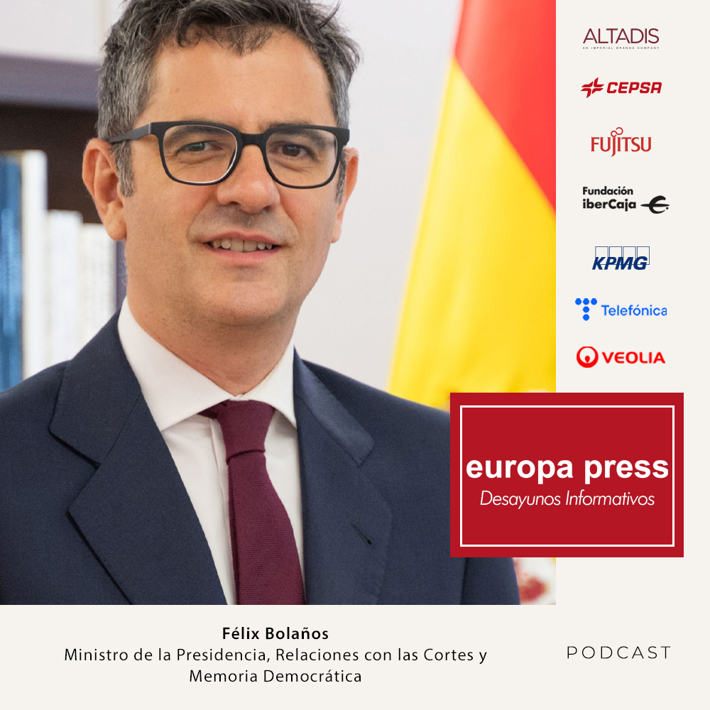 Félix Bolaños, ministro de la Presidencia, Relaciones con las Cortes y Memoria Democrática. episode artwork