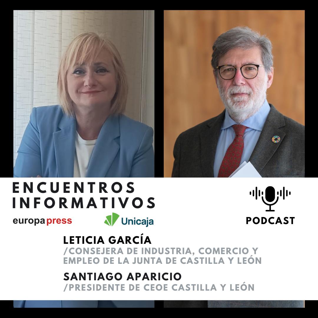 Encuentro Unicaja con Leticia García, consejera de Industria, Comercio y Empleo de la Junta de CYL